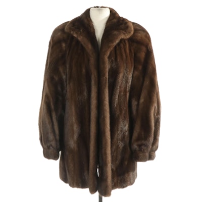 Revillon Paris for Saks Fifth Avenue Medium Pastel Brown Mink Fur Jacket