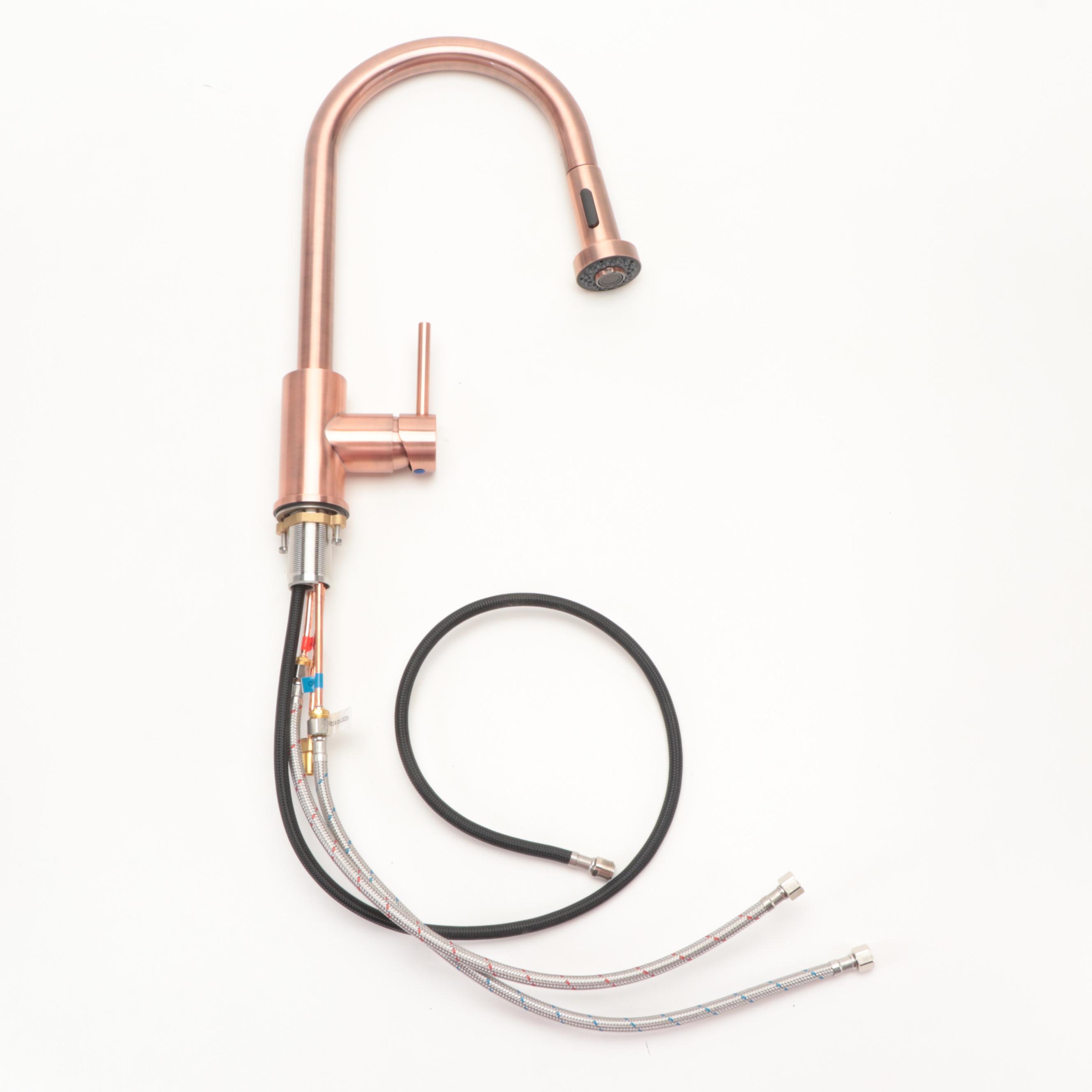 Antique Copper Pull Down Kitchen Faucet EBTH