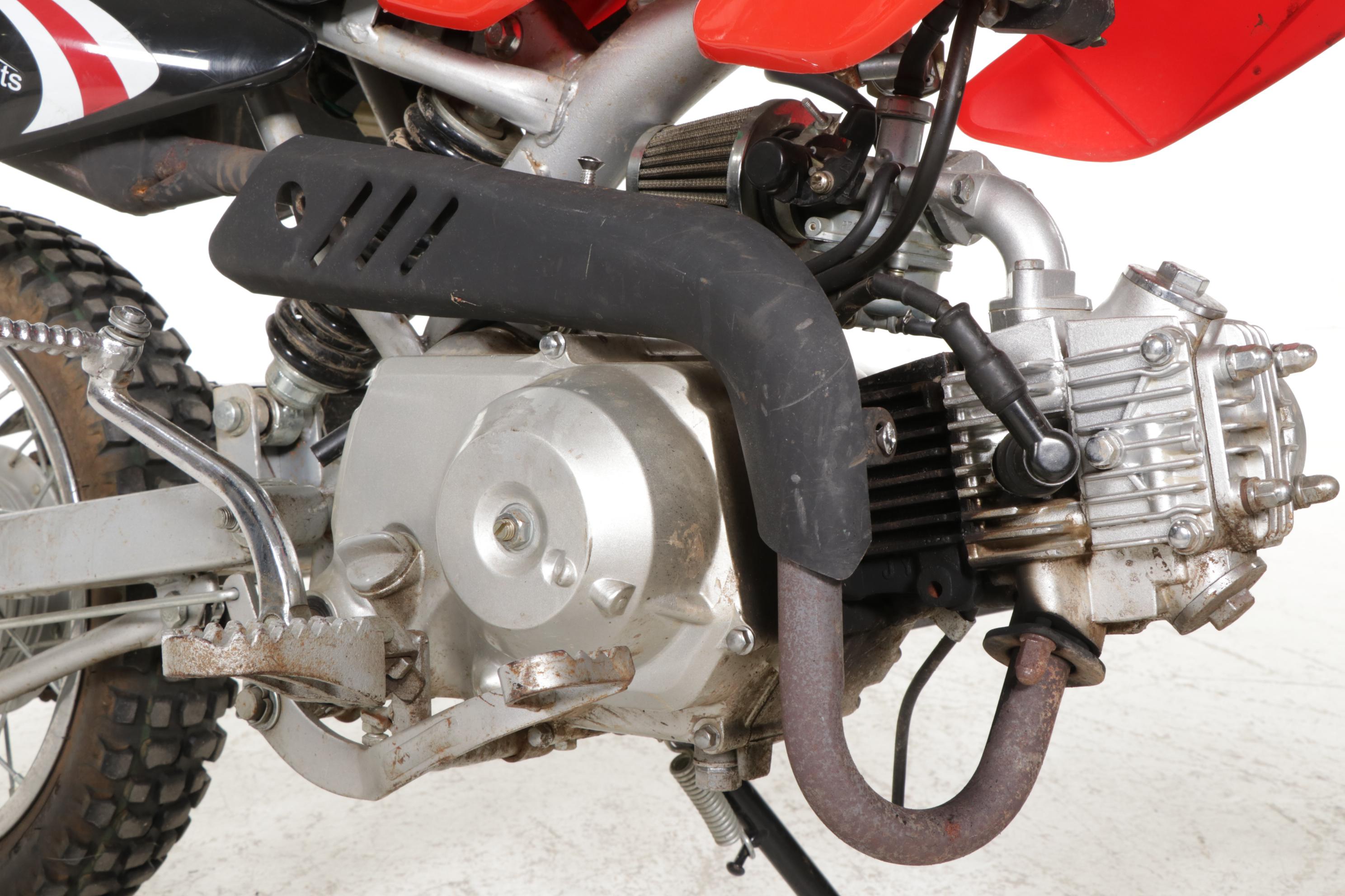 Baja Motorsports Dirt Runner 70cc Motorbike With Fuel Helmet EBTH