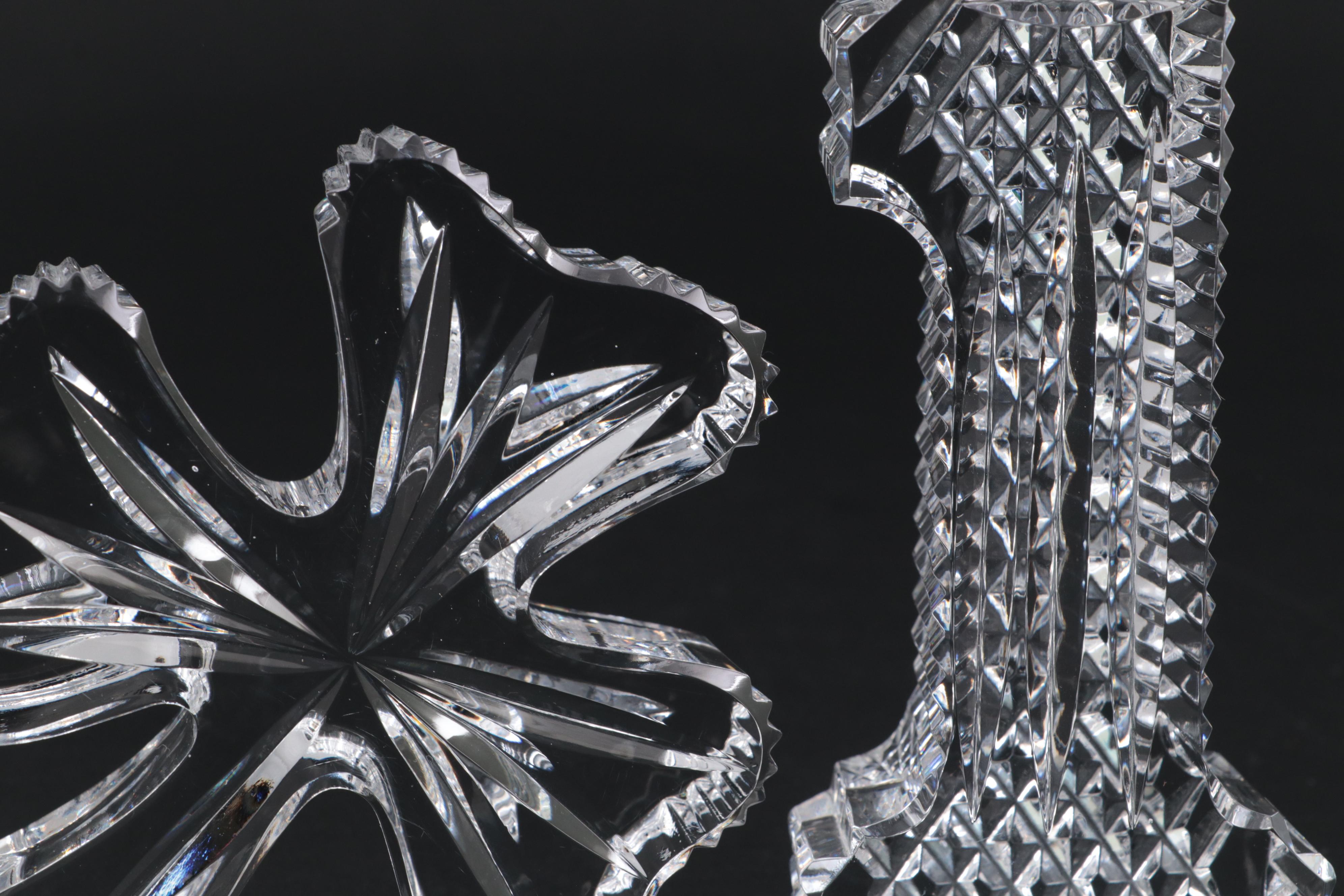 Waterford Crystal "Number 1" and "Shamrock" Paperweights and More EBTH