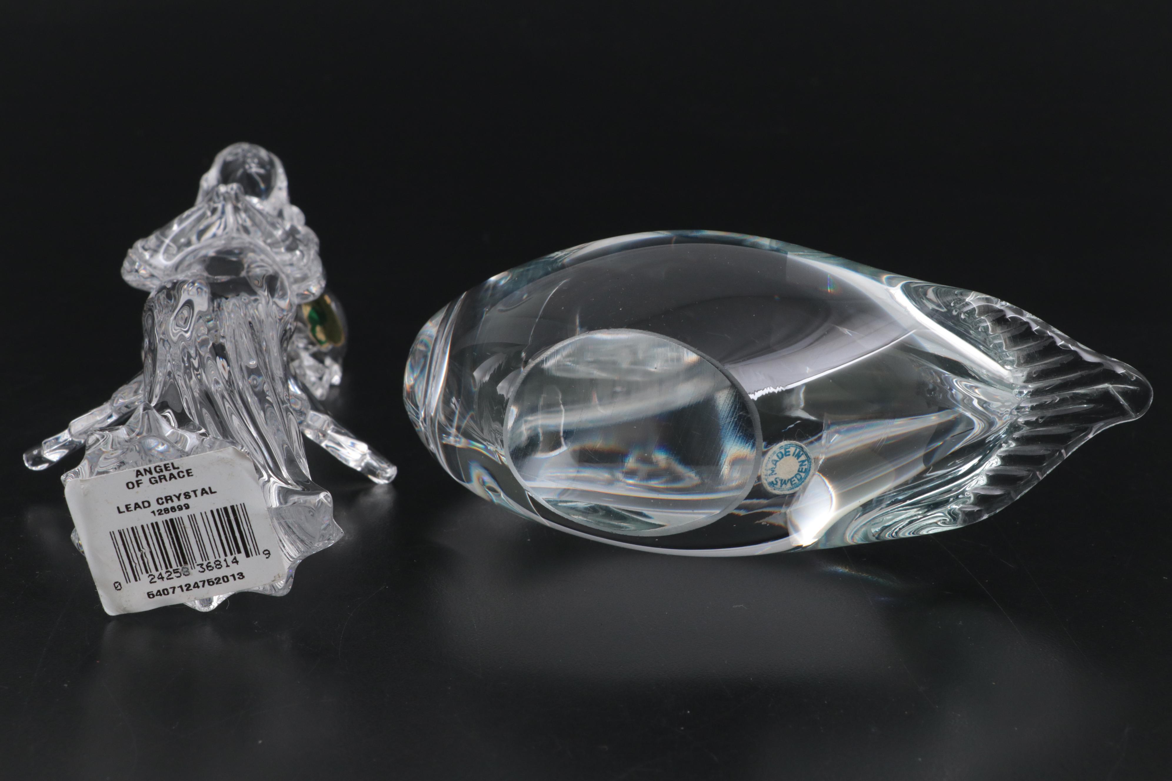 Waterford Crystal "Number 1" and "Shamrock" Paperweights and More EBTH