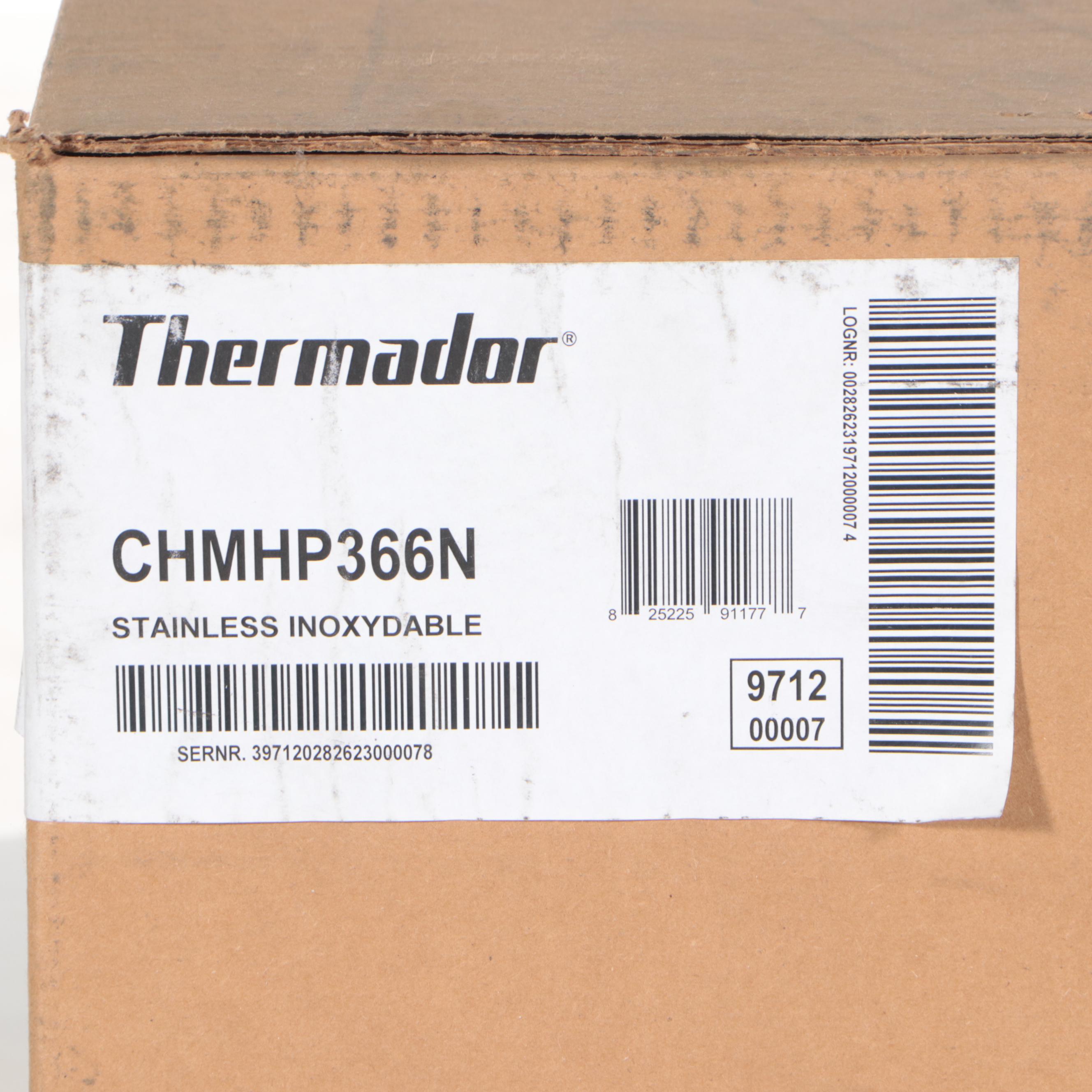 Thermador Stainless 36" Chimney Wall Hood Duct Cover EBTH