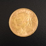 1927 B Switzerland Twenty Francs Gold Coin