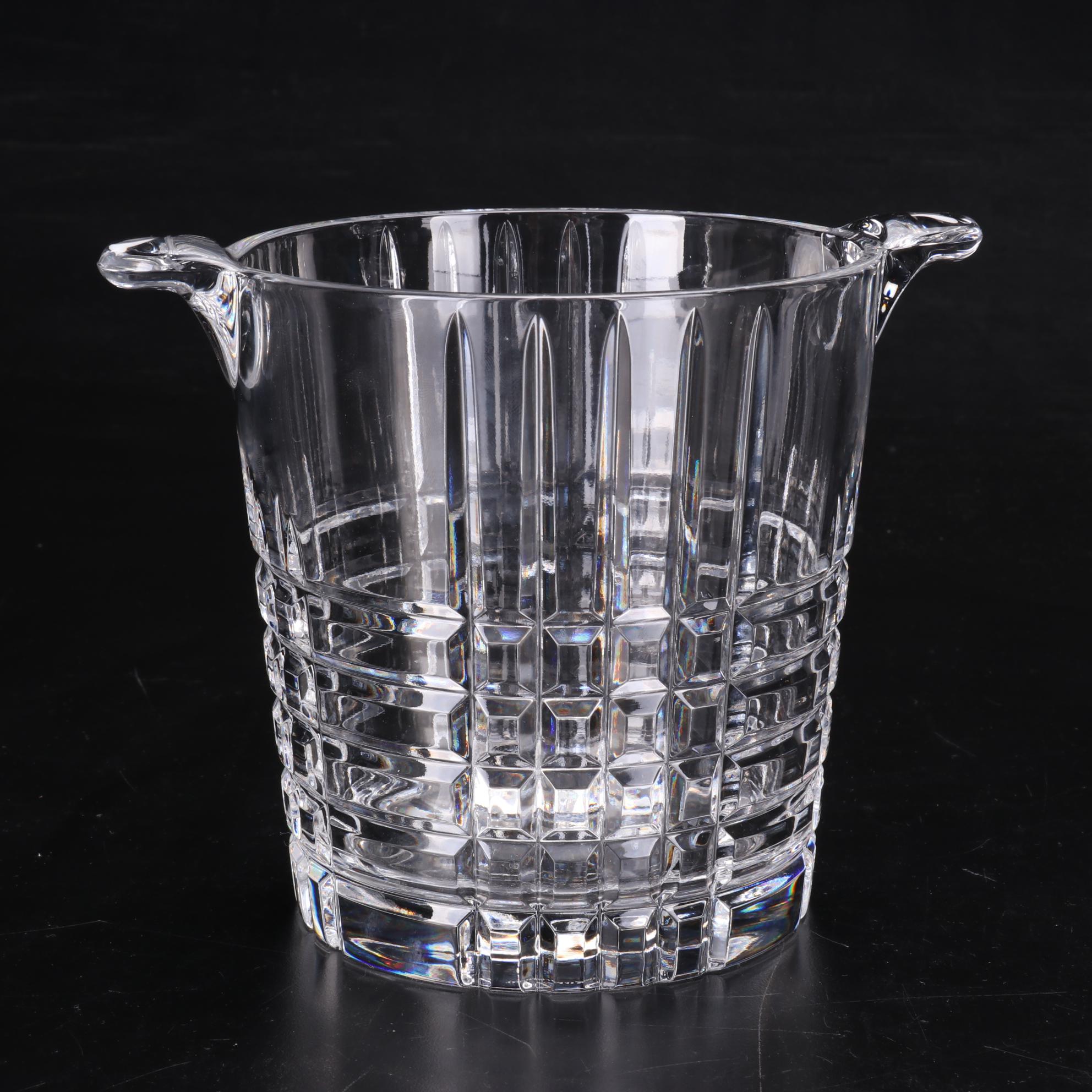 Tiffany & Co. "Plaid" Crystal Ice Bucket EBTH