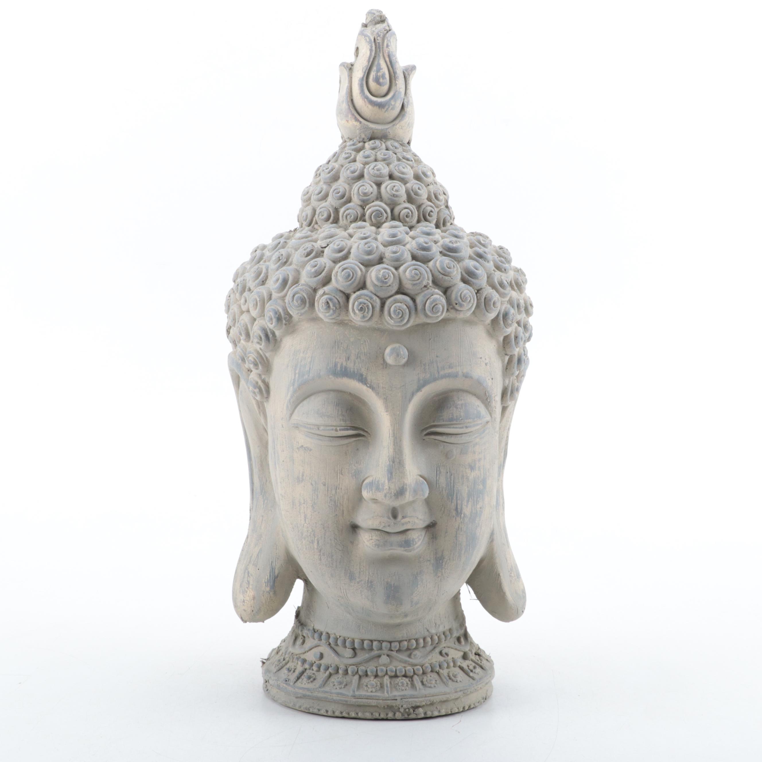 Three Hands Corp. Composite Buddha Bust EBTH