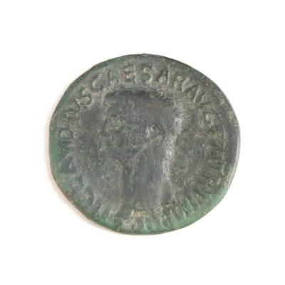 Ancient Roman Imperial AE As of Claudius, ca. 41 AD