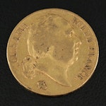 1824 A France Twenty Francs Gold Coin