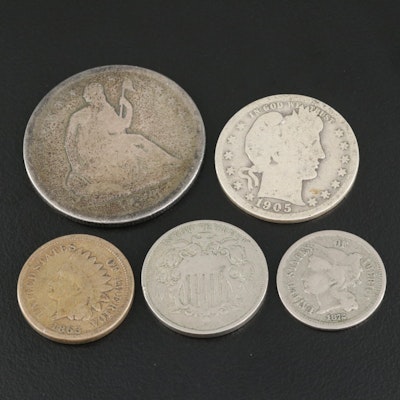 Small Group of Various U.S. Type Coins