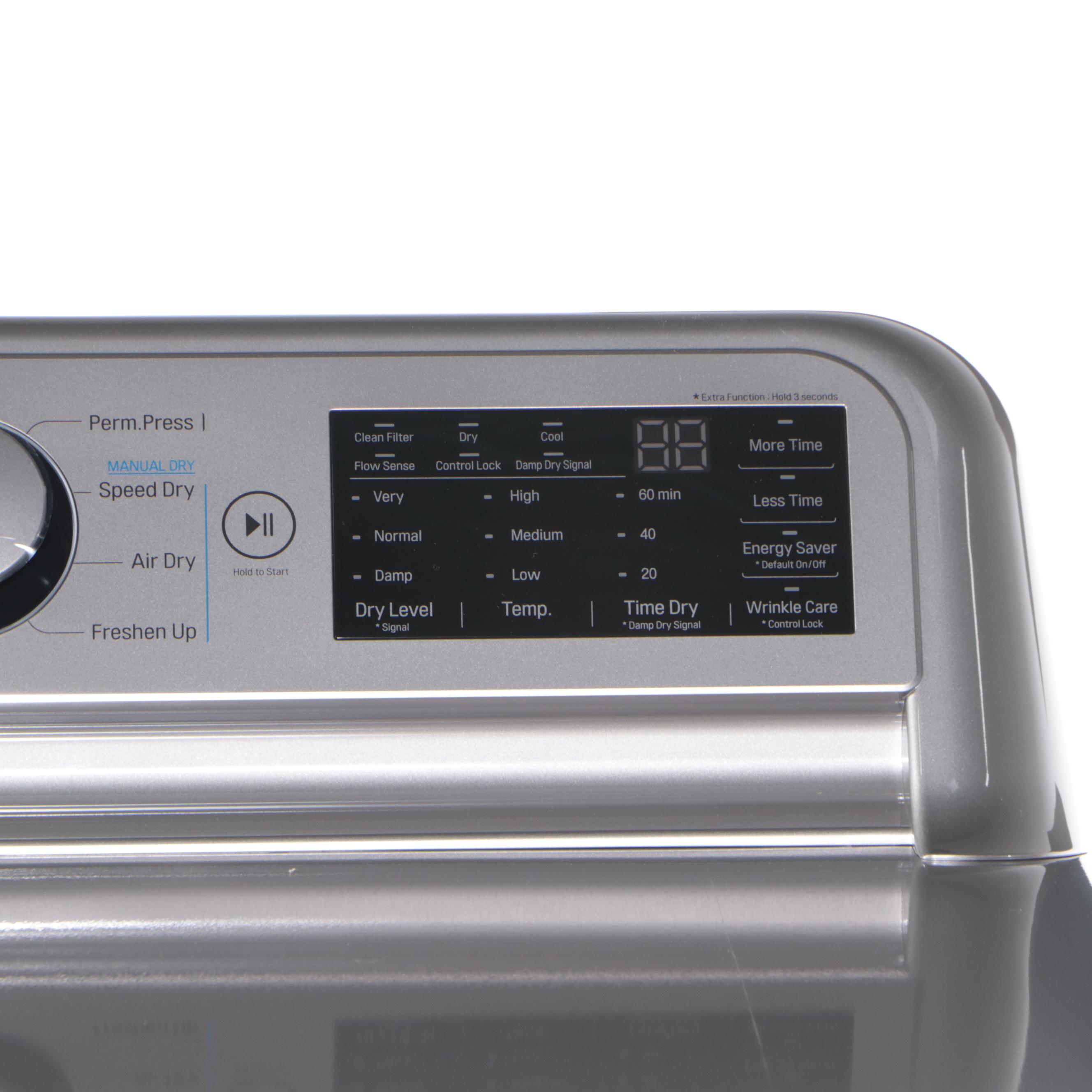 LG 7.3 Cu. Ft. Graphite Electric Dryer With Sensor Dry EBTH