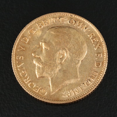 1911 British Gold Half Sovereign