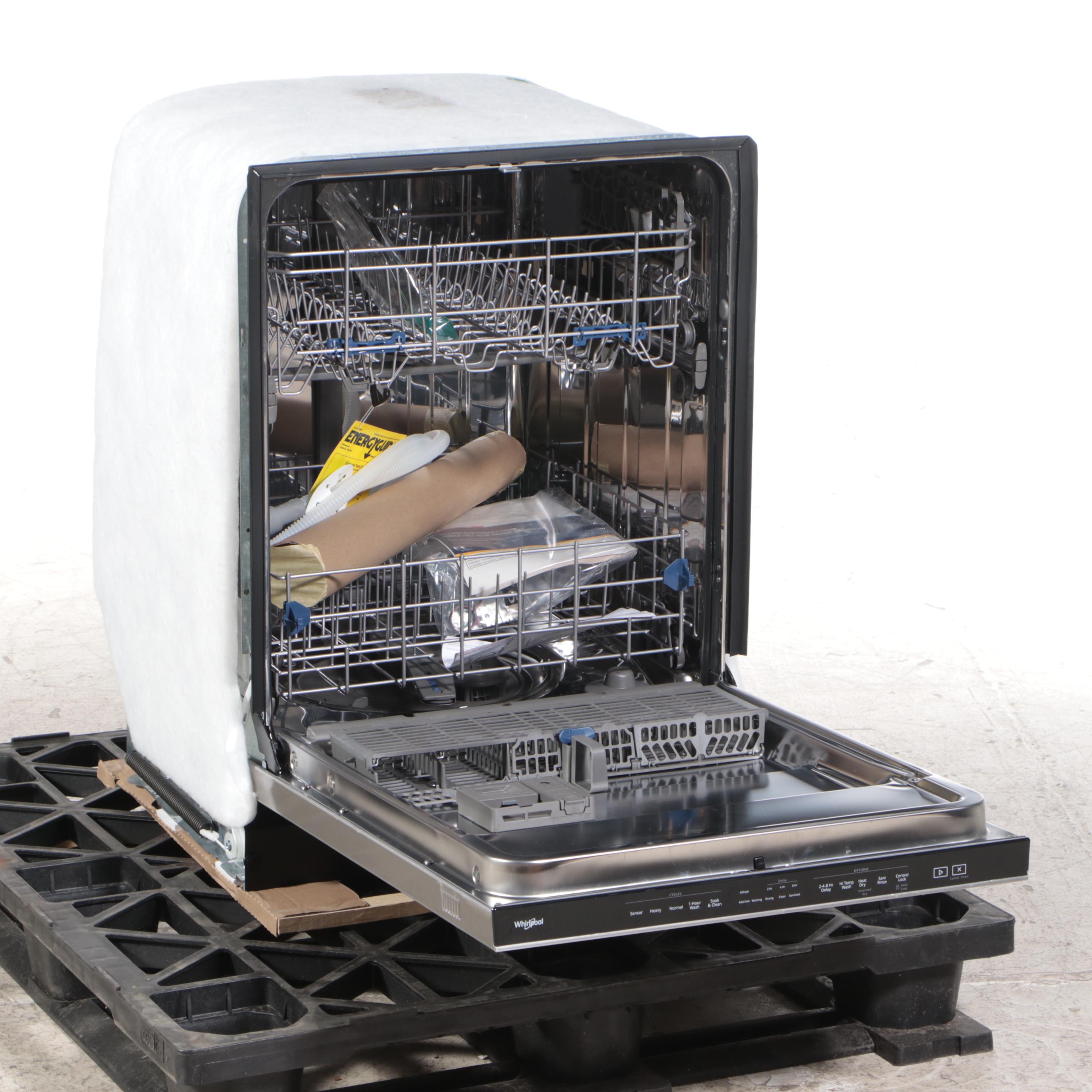 Whirlpool 24" Stainless Integrated Built In Dishwasher EBTH