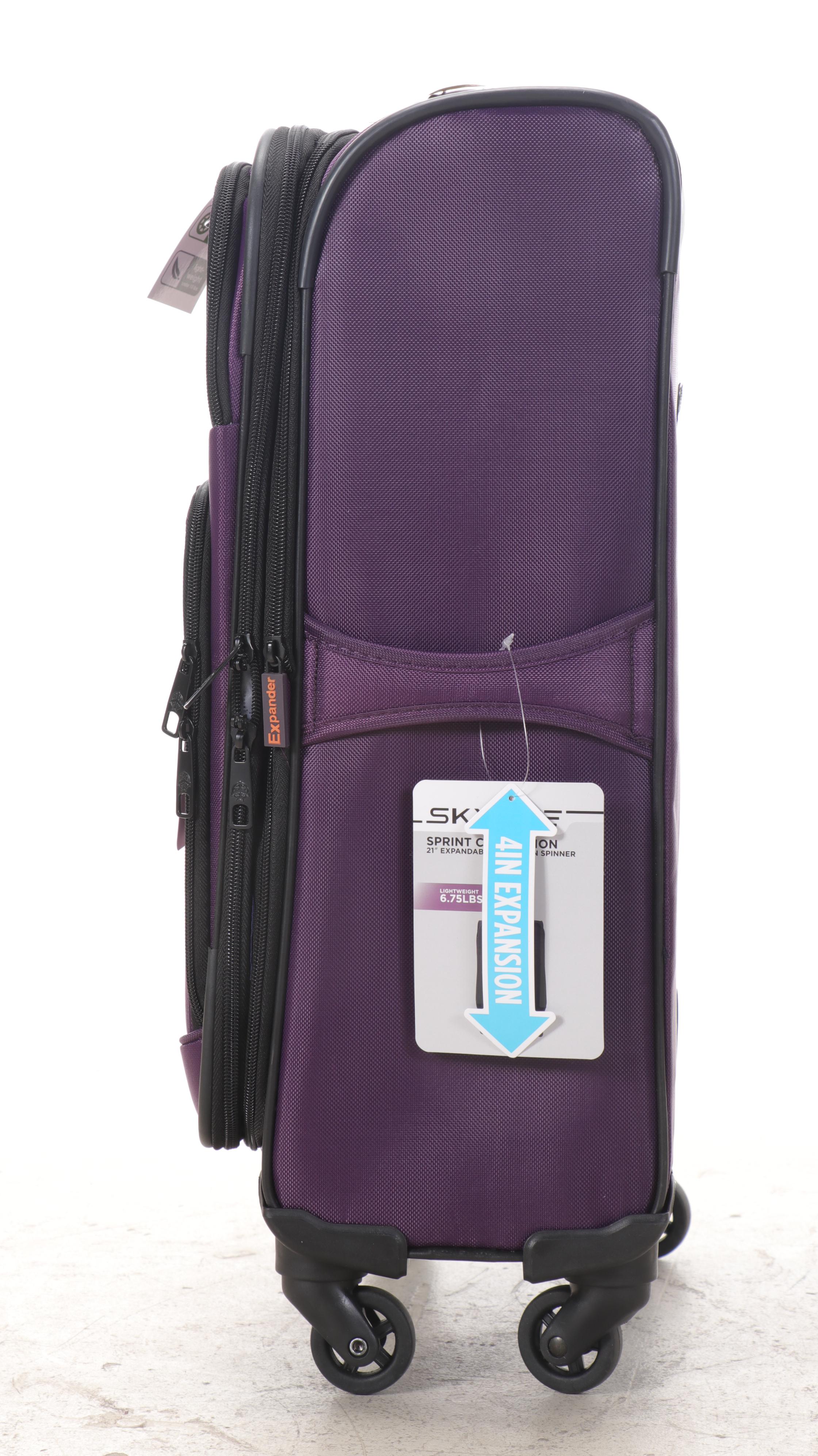 Skyline Sprint Collection 21" Expandable CarryOn Spinner Suitcase EBTH