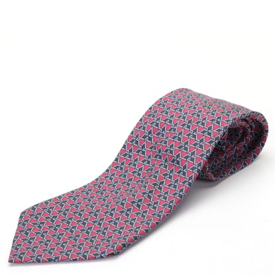 Hermès 7458 HA Silk Twill Necktie