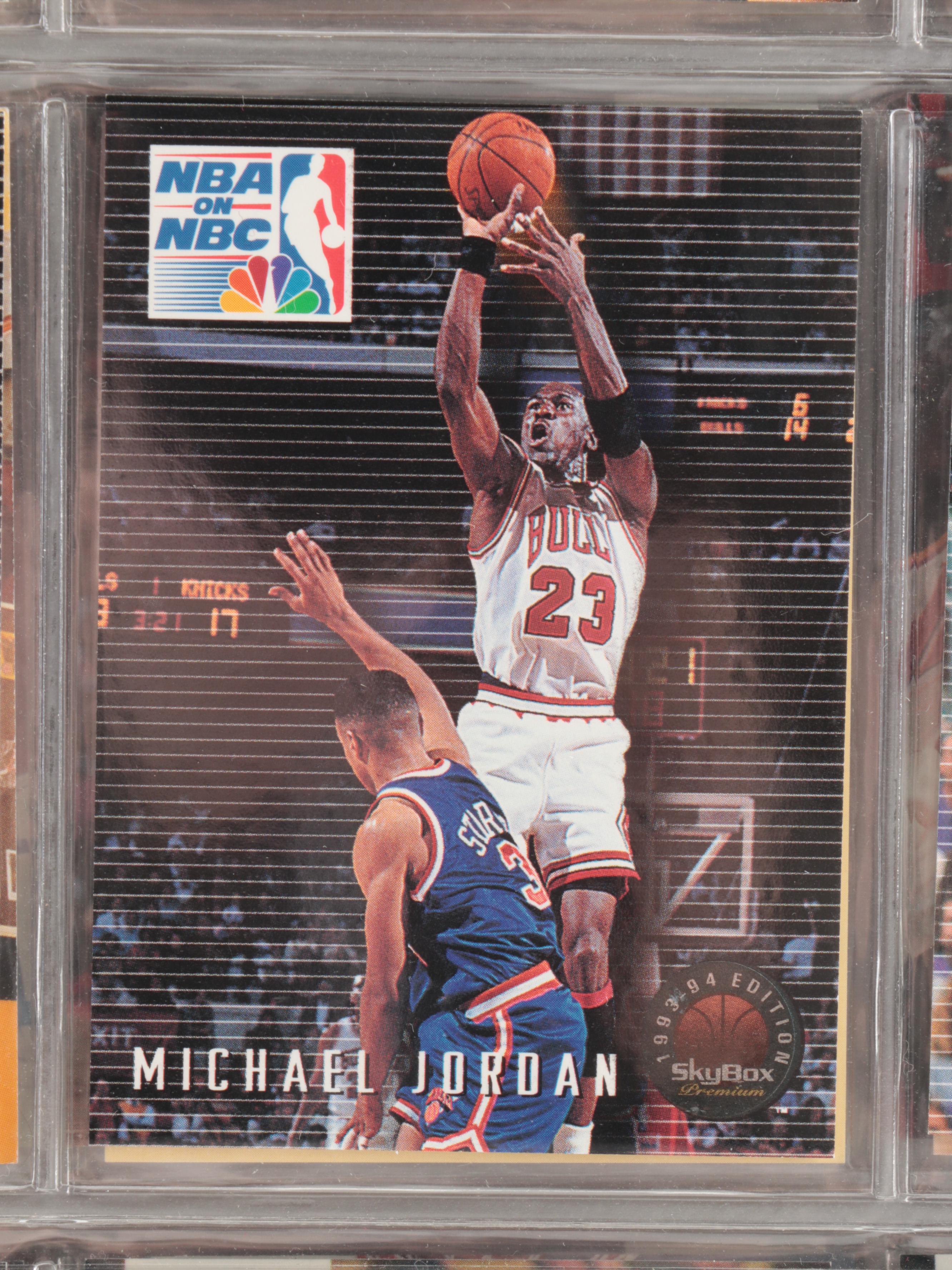 Skybox Basketball Cards Including Jordan, Mourning Rookie, More Stars