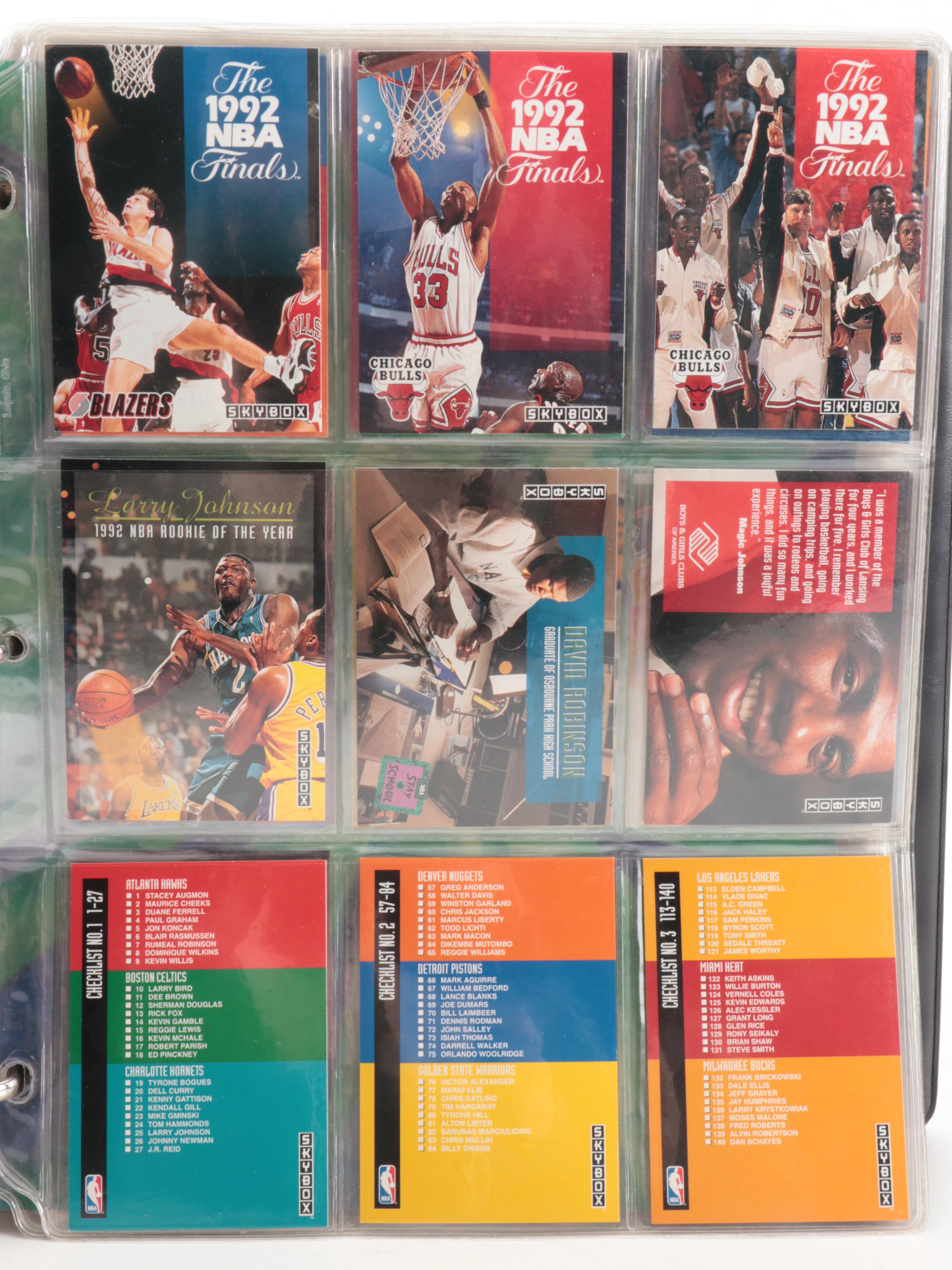 Skybox Basketball Cards Including Jordan, Mourning Rookie, More Stars