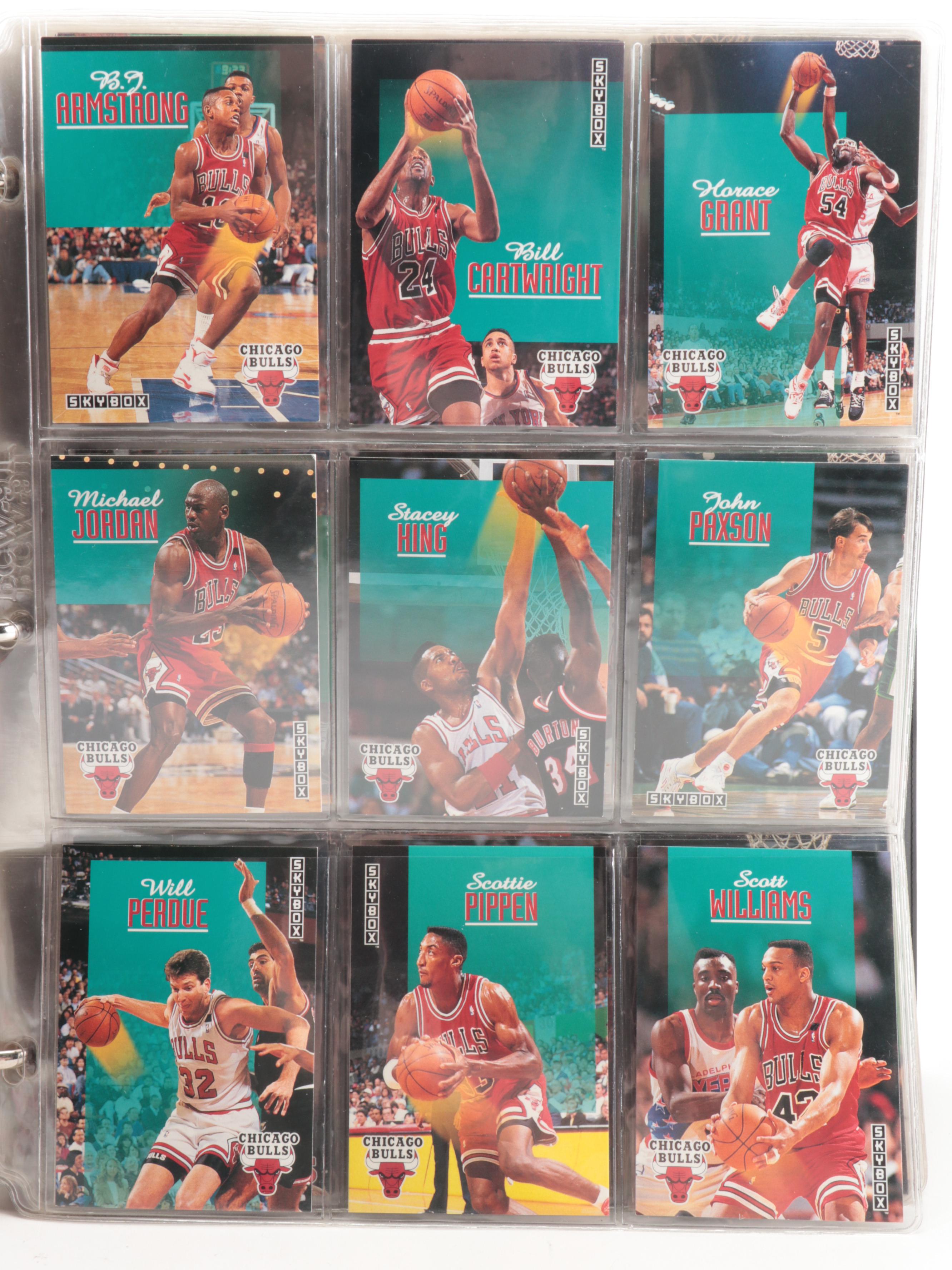 Skybox Basketball Cards Including Jordan, Mourning Rookie, More Stars