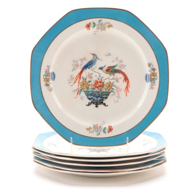 Edwin M. Knowles "Maryland" Stoneware Dessert Plates, Mid-20th Century