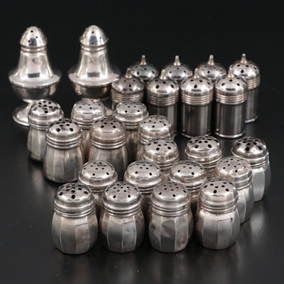 William R. Elfers and Other Sterling Silver and Silver Plate Shakers
