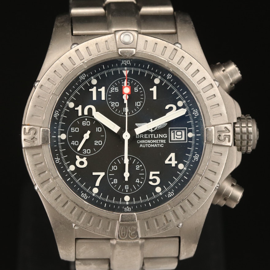 Breitling Avenger Chronograph Titanium Wristwatch