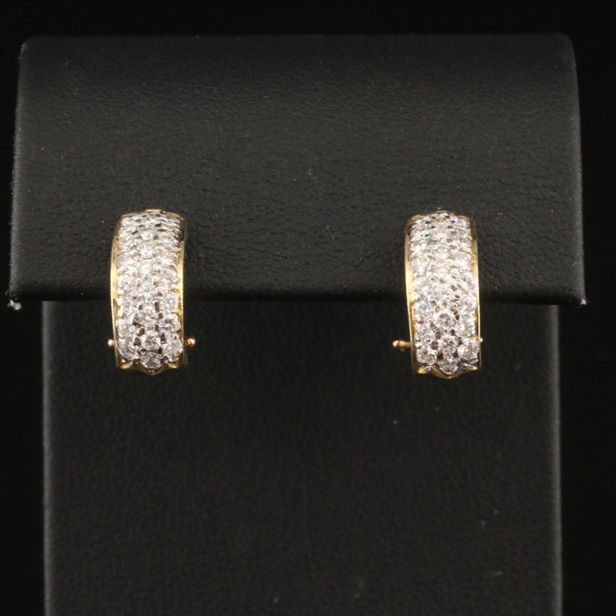 14K 0.50 CTW Diamond Earrings