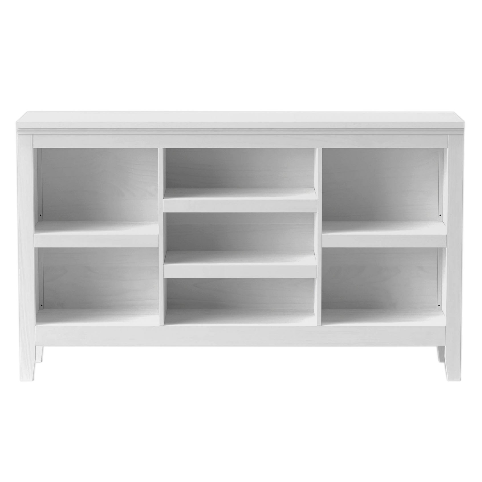 Threshold Carson Horizontal Bookcase in White Finish EBTH