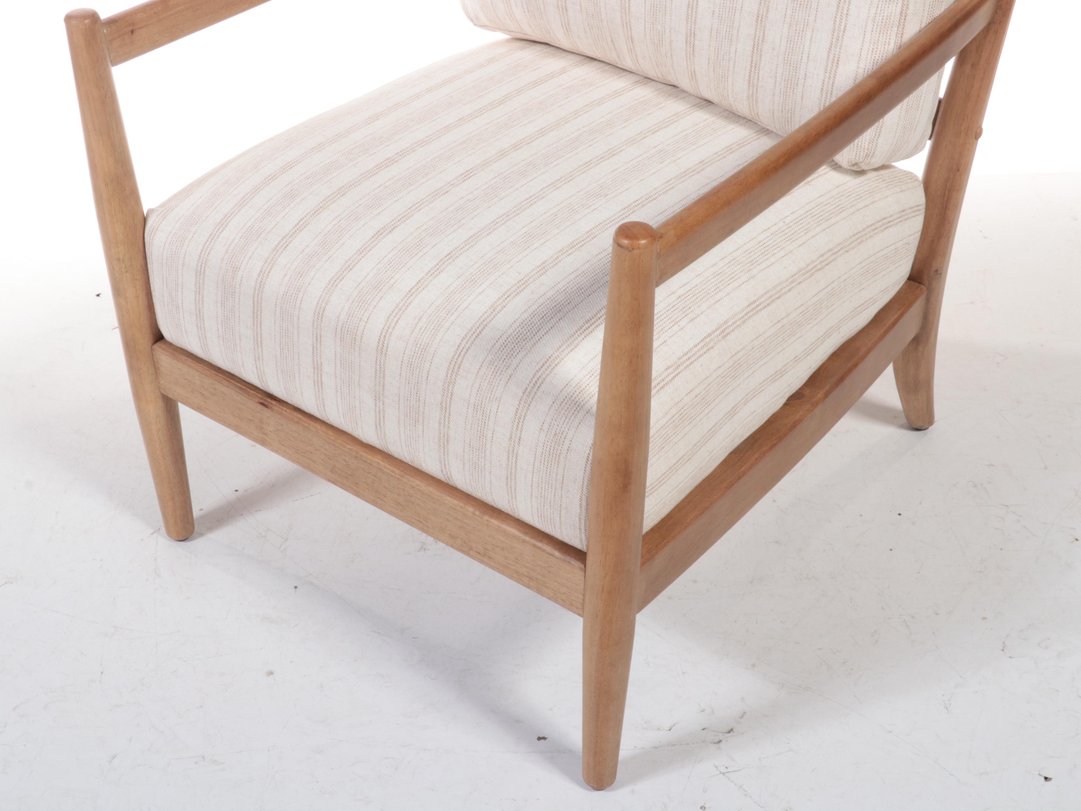 Threshold with Studio McGee Park Valley Ladder Back Wood Arm Accent