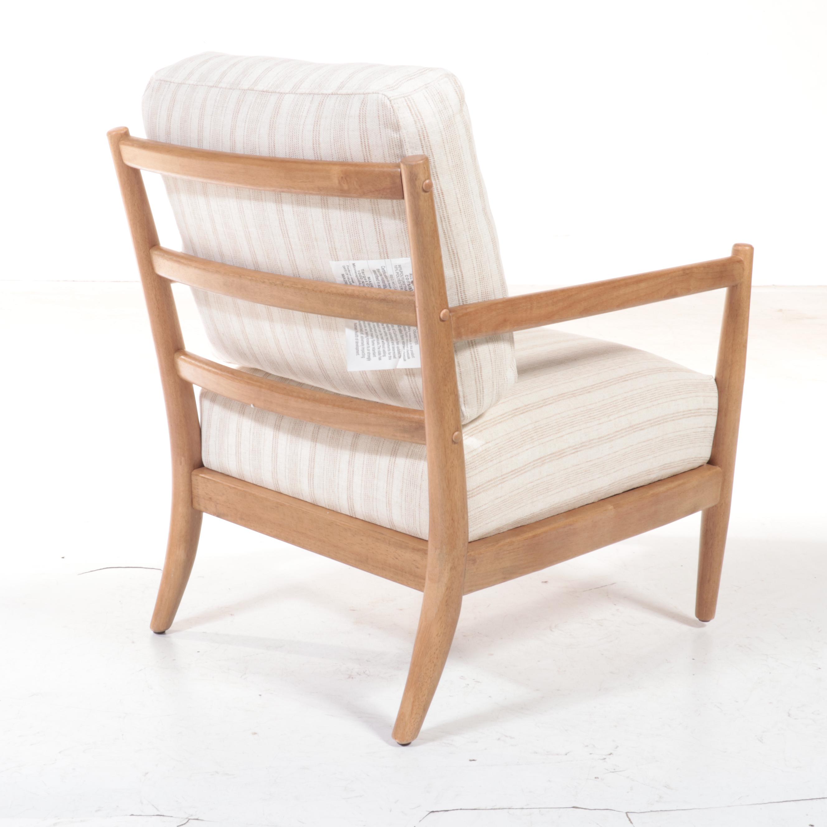 Threshold with Studio McGee Park Valley Ladder Back Wood Arm Accent