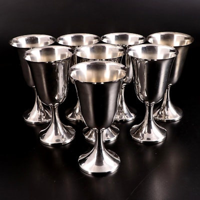 Hunt Silver Co. Sterling Silver Goblets, Mid-20th Century