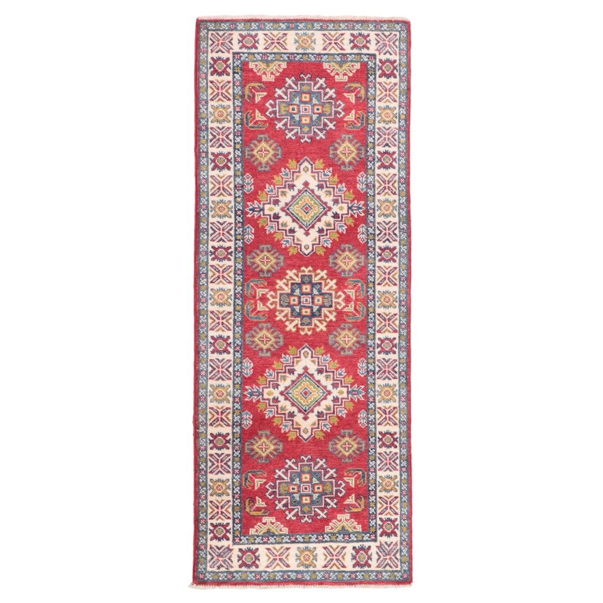 2'3 x 5'9 Hand-Knotted Pakistani Kazak Style Carpet Runner