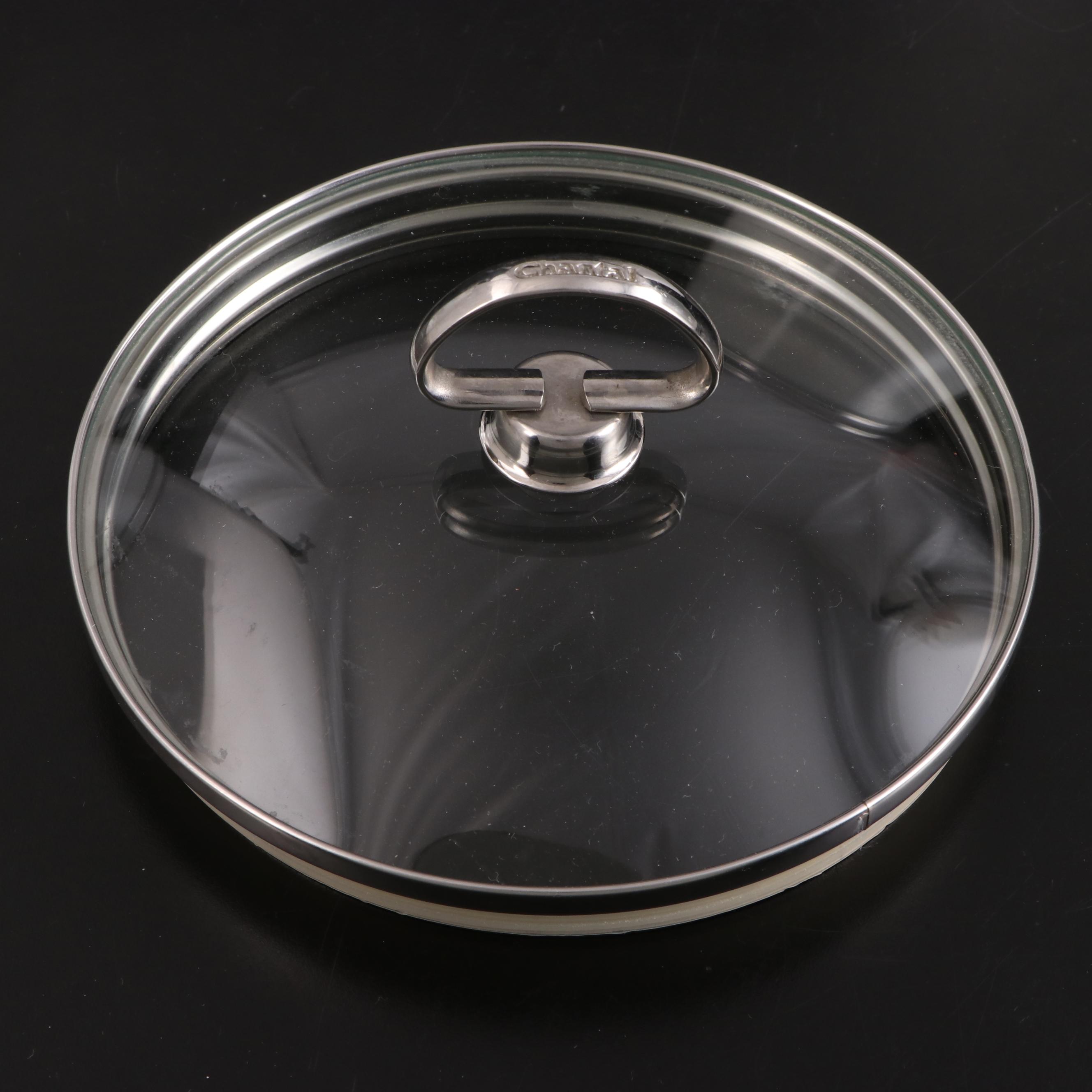 Chantal Stainless Whistling Tea Kettle and Enameled Canister Set EBTH