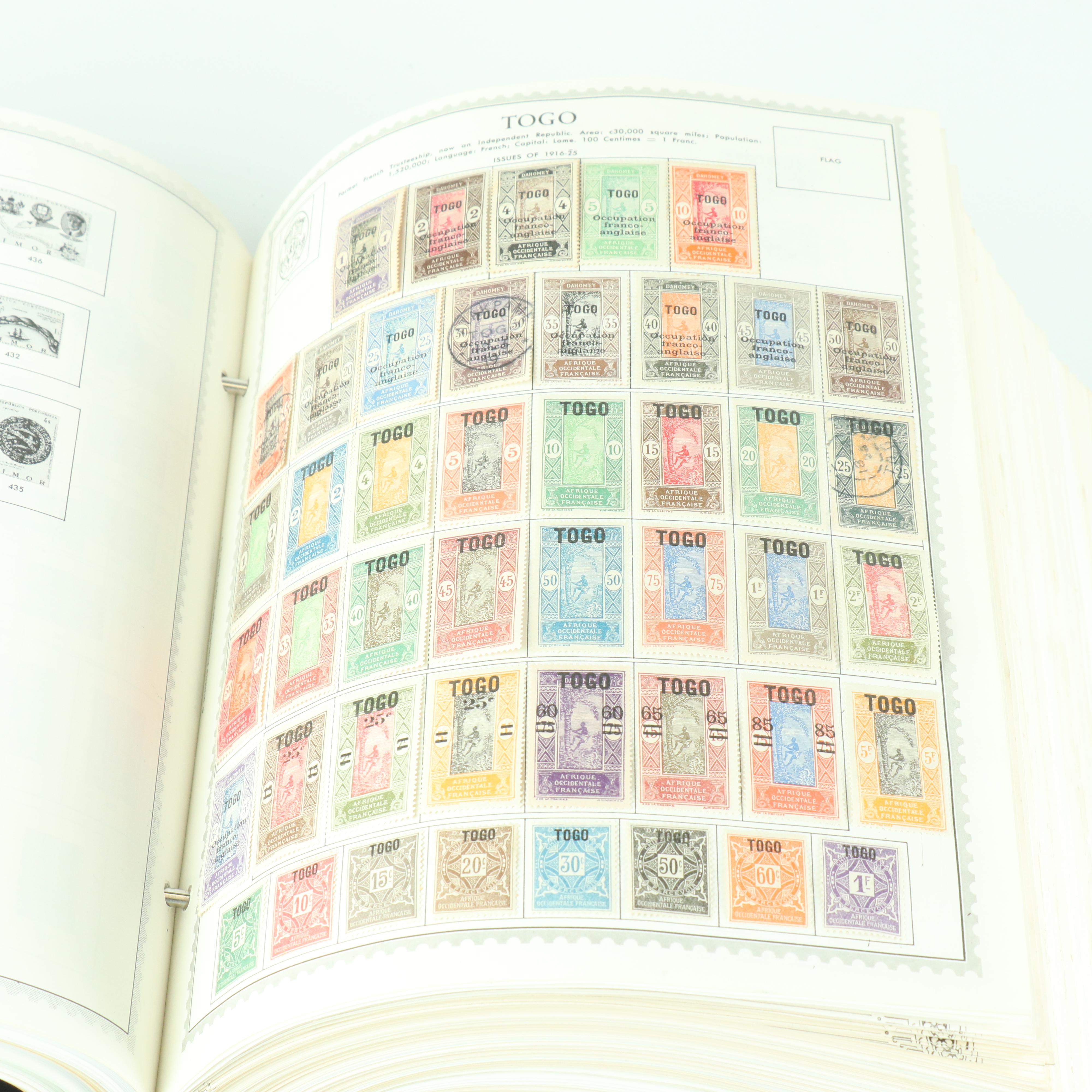 "Supreme Global Stamp Album" Postage Stamp Collection (T) EBTH