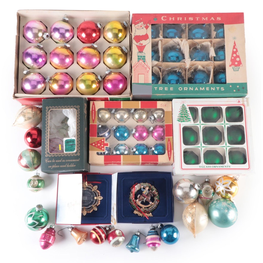 The White House Annual Ornaments With Other Christmas Glass Ornaments
