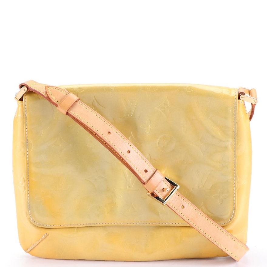 Louis Vuitton Thompson Street Shoulder Bag in Monogram Vernis and Leather