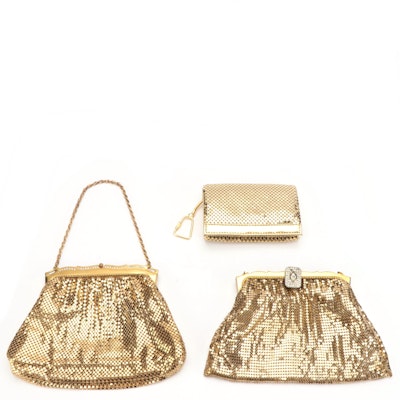 Whiting & Davis Metal Mesh Frame Bags and Coin Purse