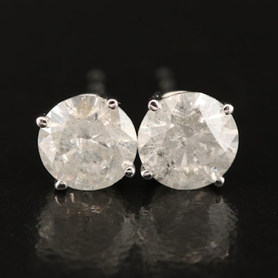 14K 1.26 CTW Diamond Stud Earrings