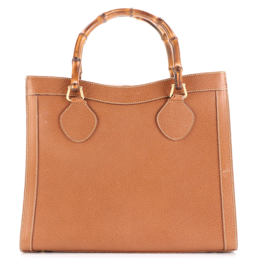 Gucci Bamboo Diana Tote in Cinghiale Leather