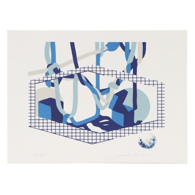 André Alves Abstract Serigraph, 2011