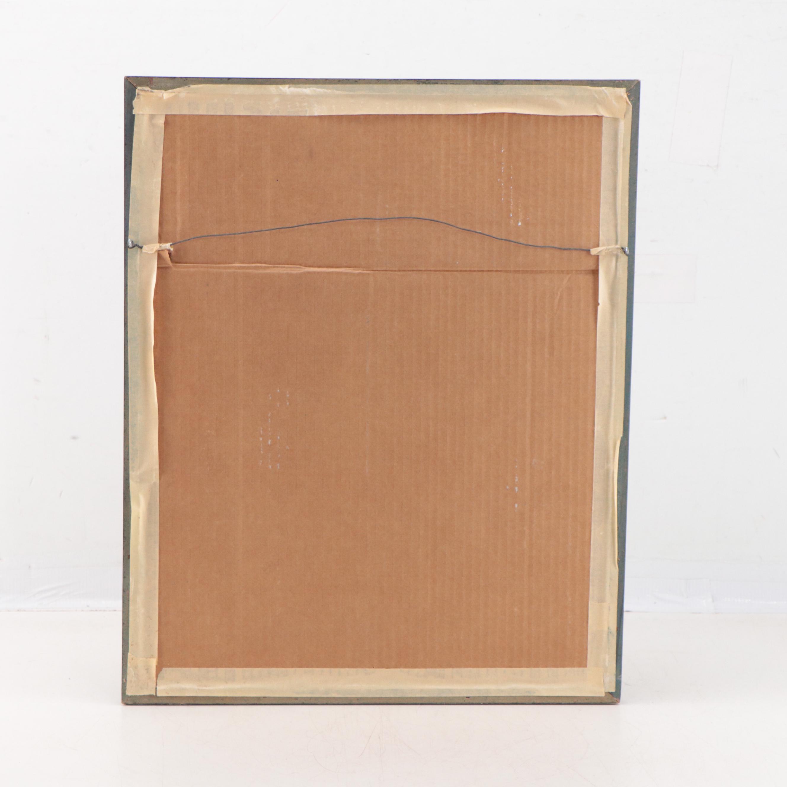 Abstract Portrait Oil Painting EBTH