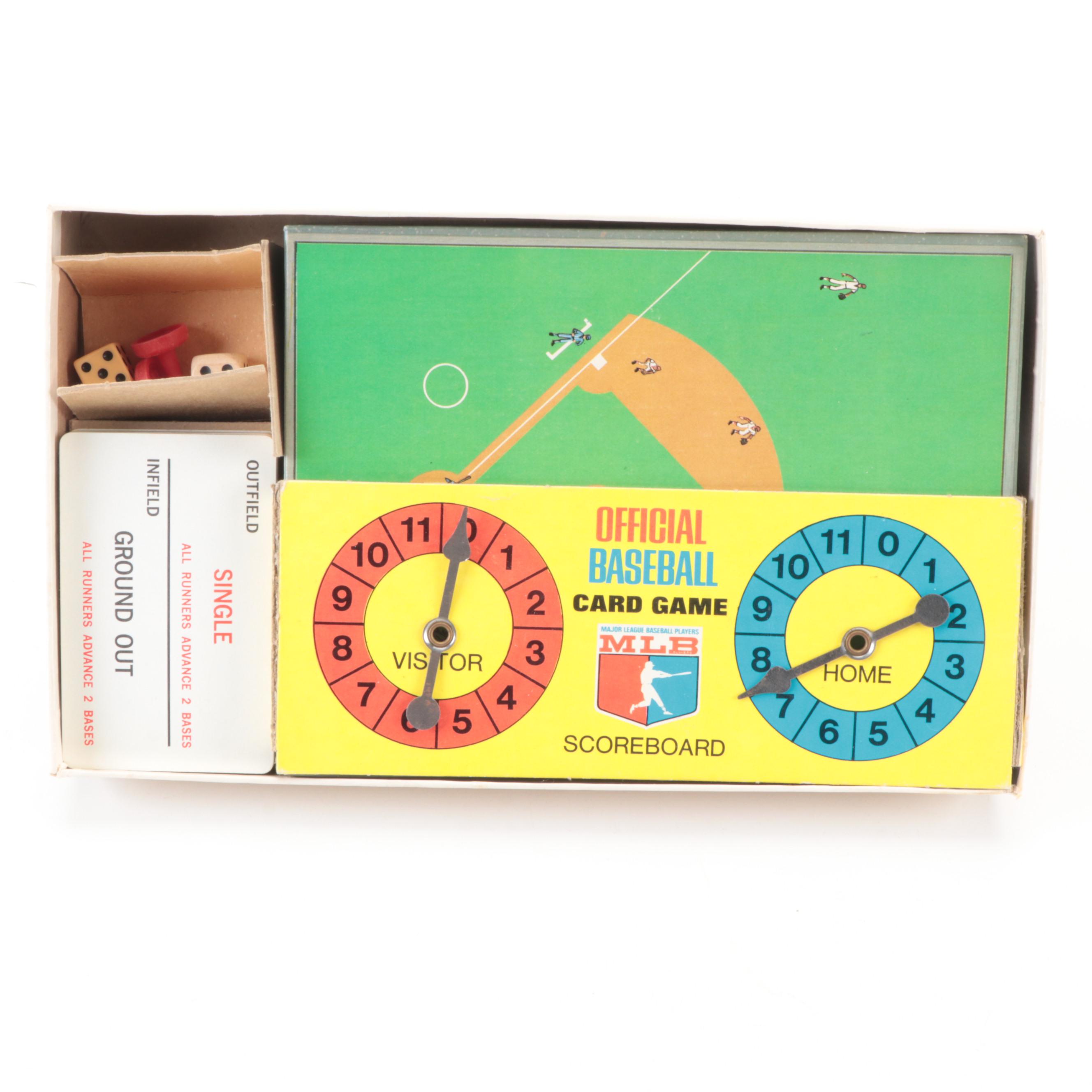 MiltonBradley Official Baseball Card Game with Reproduction Draper