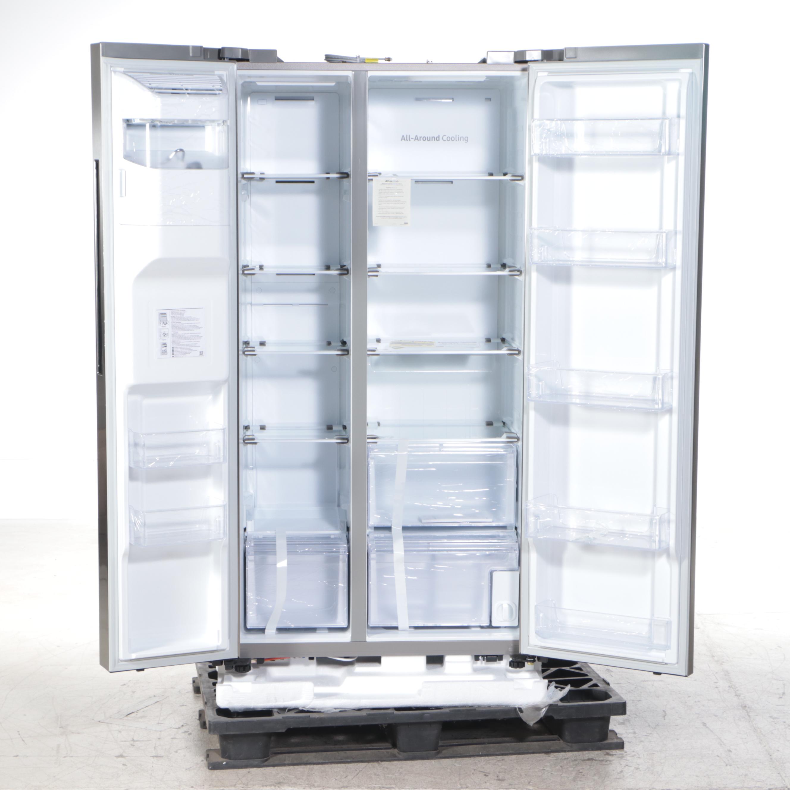 Samsung 22 Cu. Ft. Stainless Steel Counter Depth SidebySide