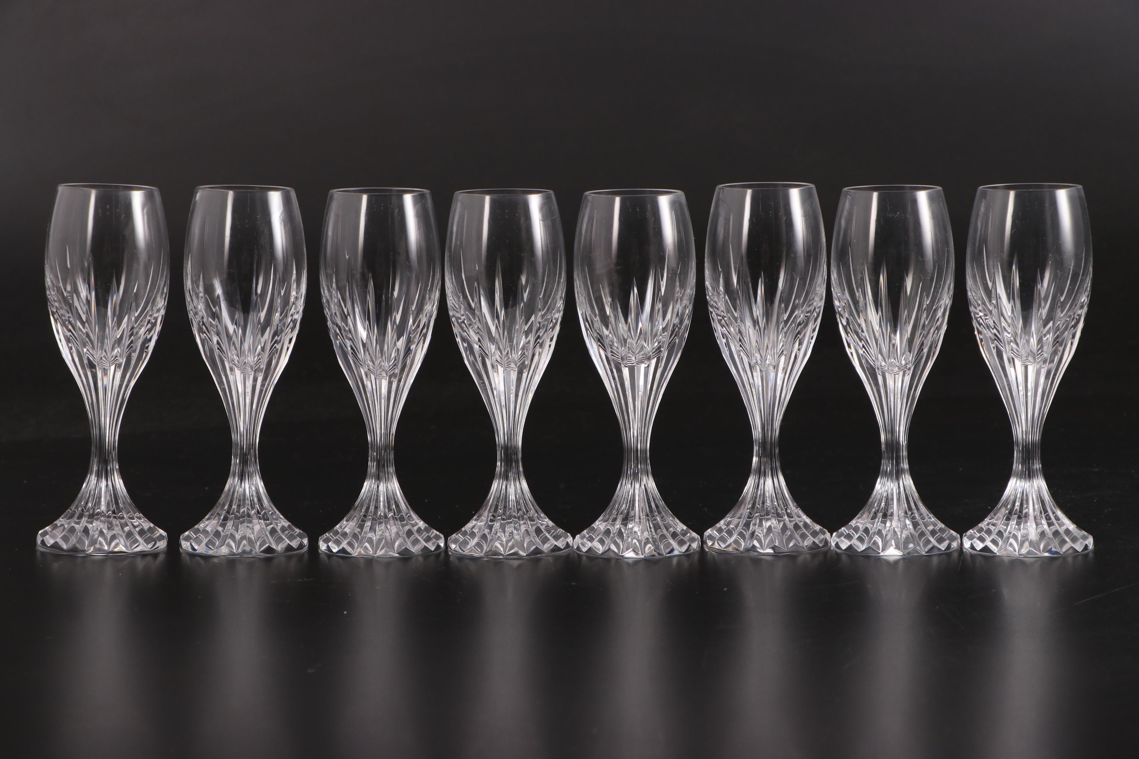Baccarat "Massena" Crystal Cordial Glasses EBTH