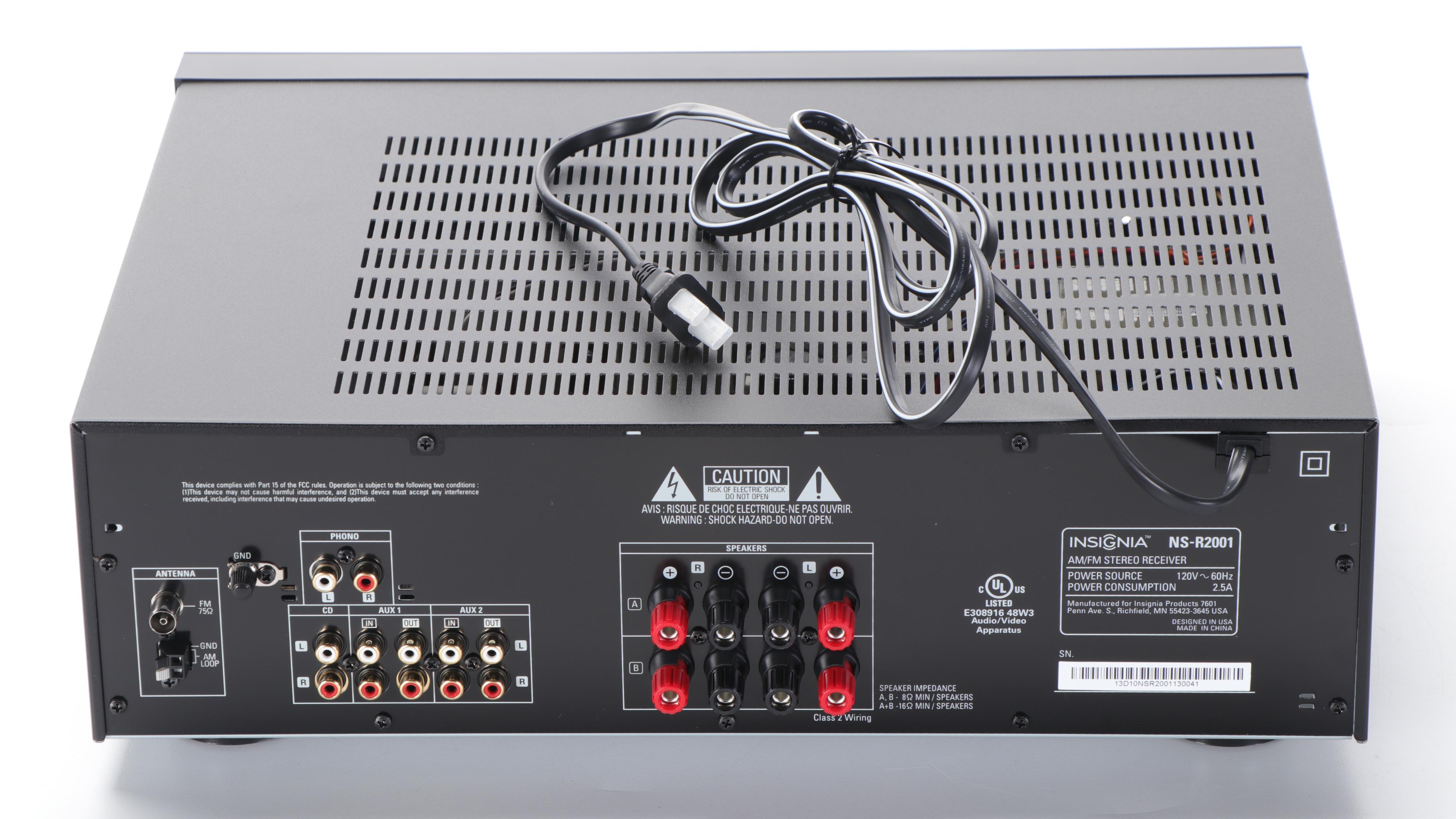 Insignia AM/FM Stereo Receiver EBTH