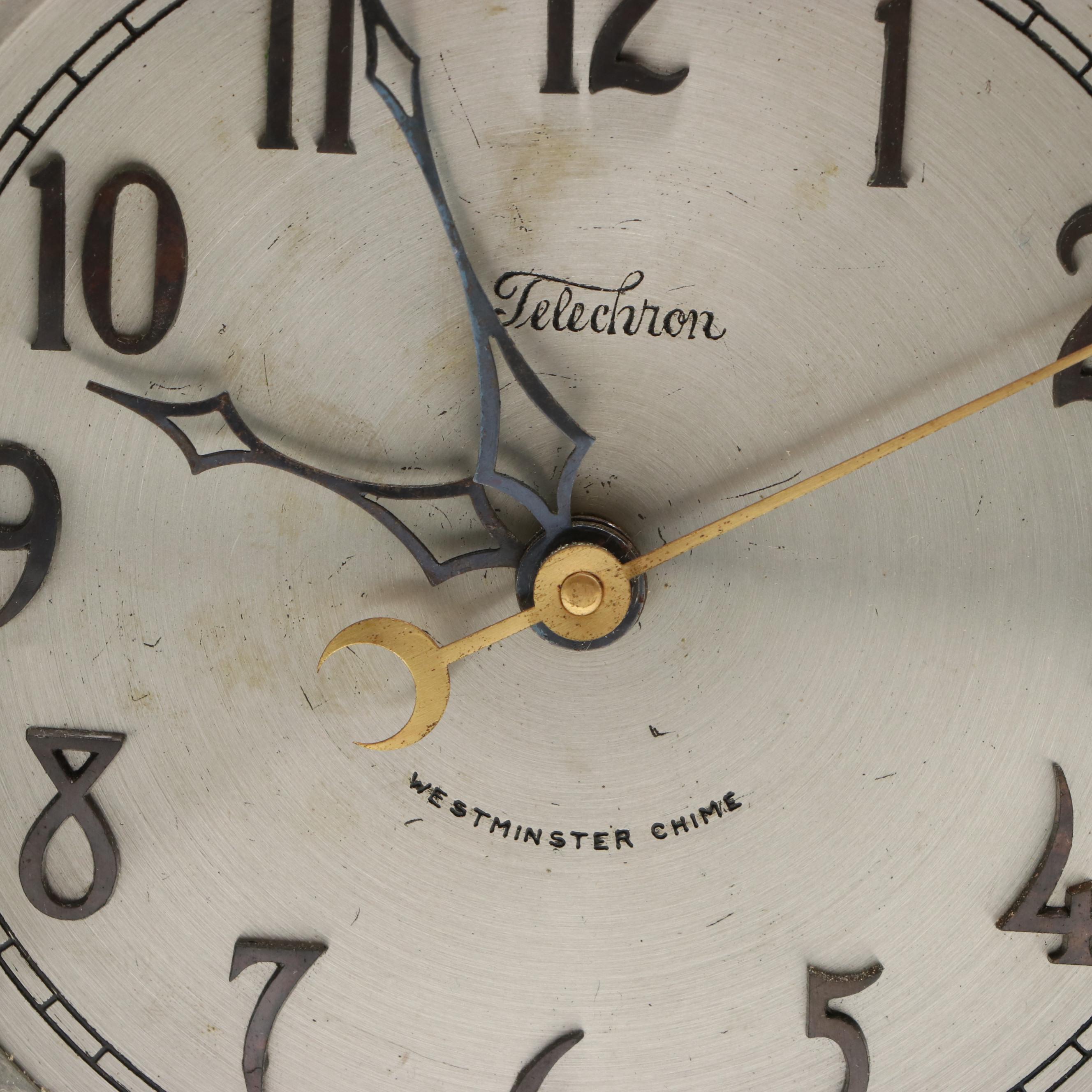 Revere Clock Company Wood Tambour Mantel Clock, Early 20th Century EBTH