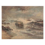 Frank Ferruzza Seascape Oil Painting