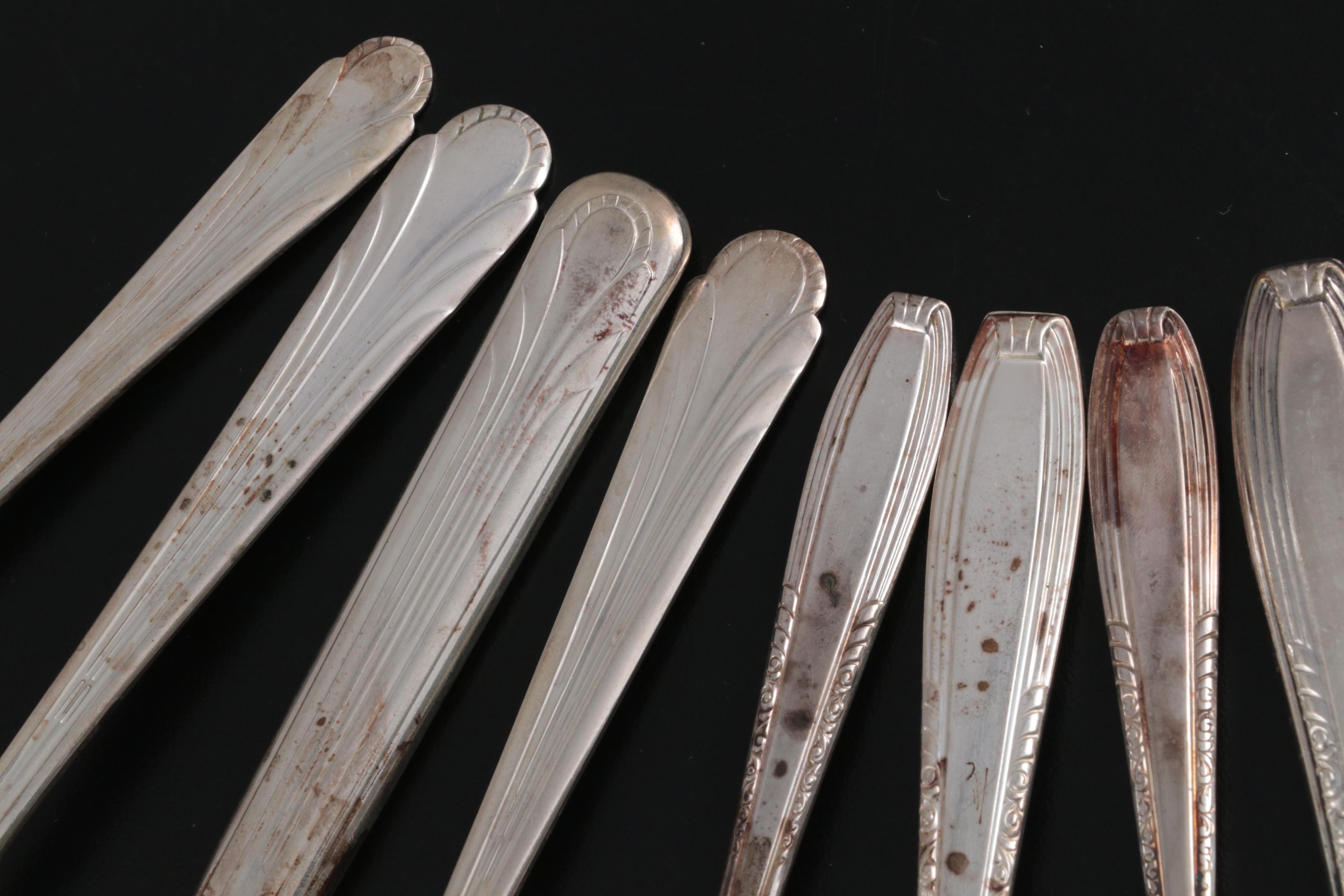 Wallace, Harmony House, Oneida with Other Silver Plate Flatware EBTH