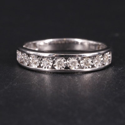 Sterling Silver 0.17 CTW Diamond Band Ring