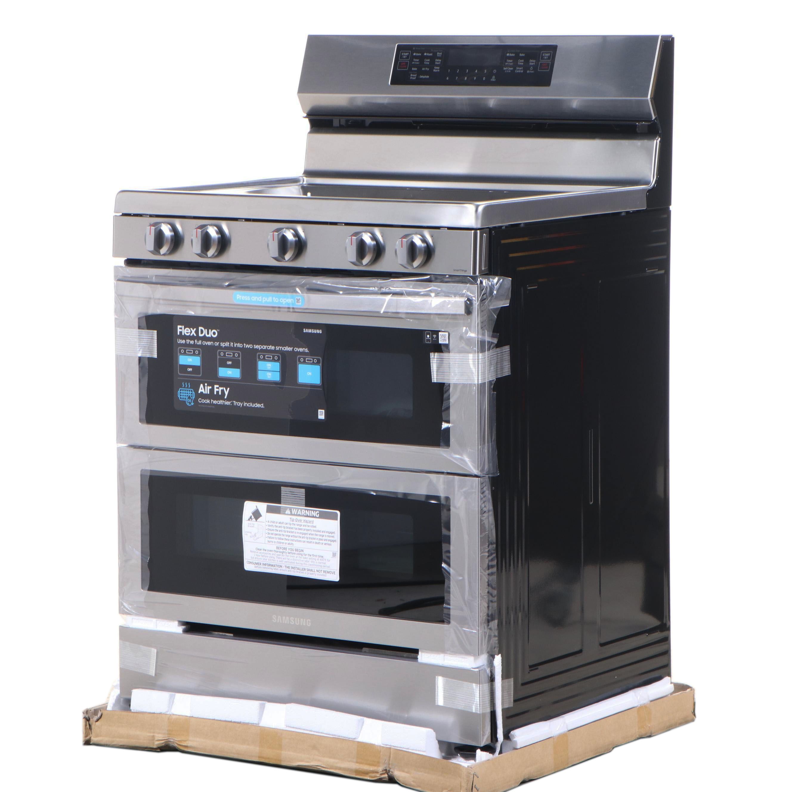 Samsung 6.0 Cu. Ft. Stainless Steel Smart Freestanding Gas Range EBTH