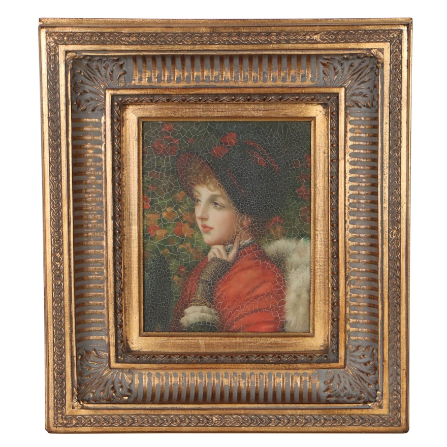 Oil Painting of Female Portrait