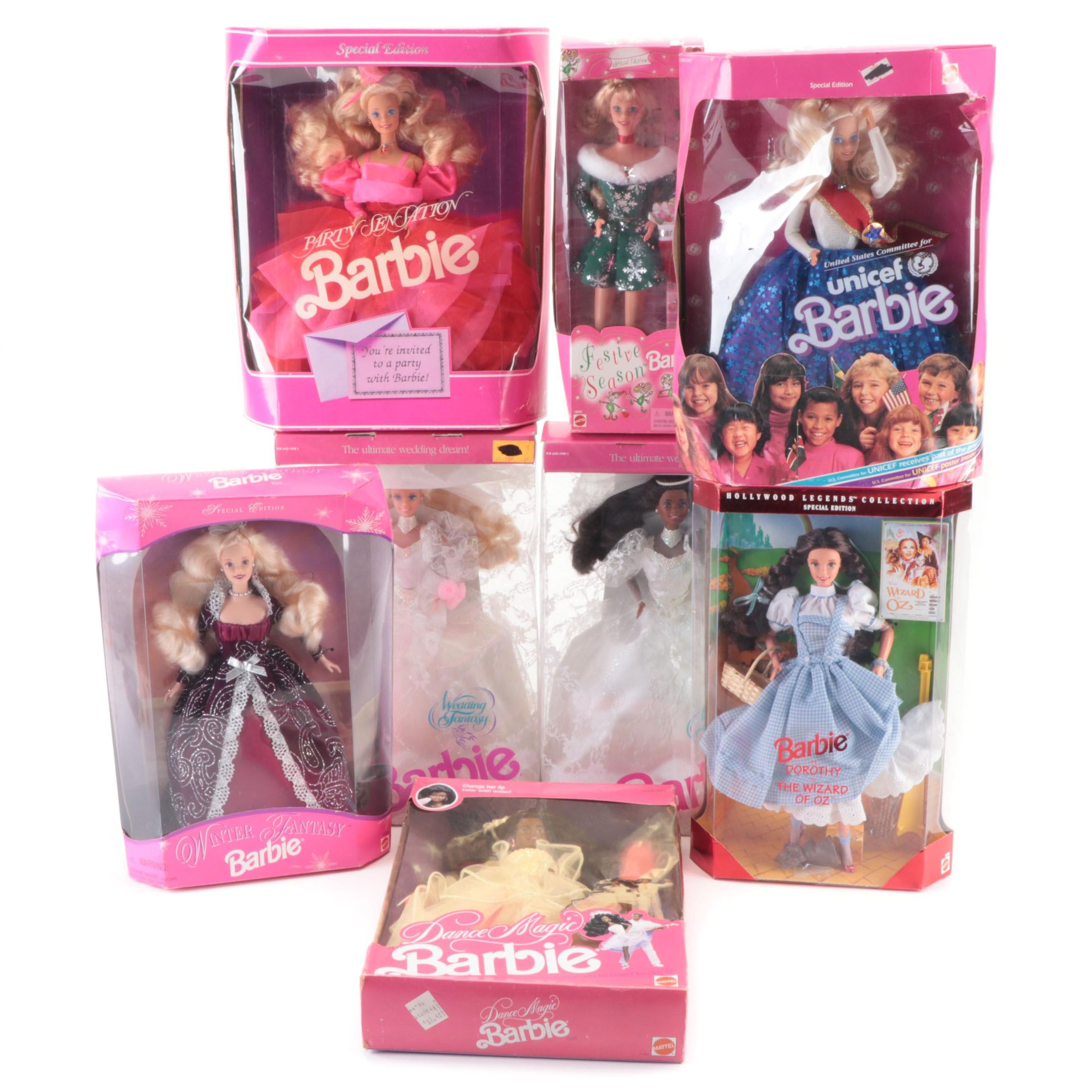 Mattel "Party Sensation Barbie" and Other Barbie Dolls EBTH