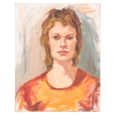 Pacimeo Alla Prima Portrait of Woman Oil Painting